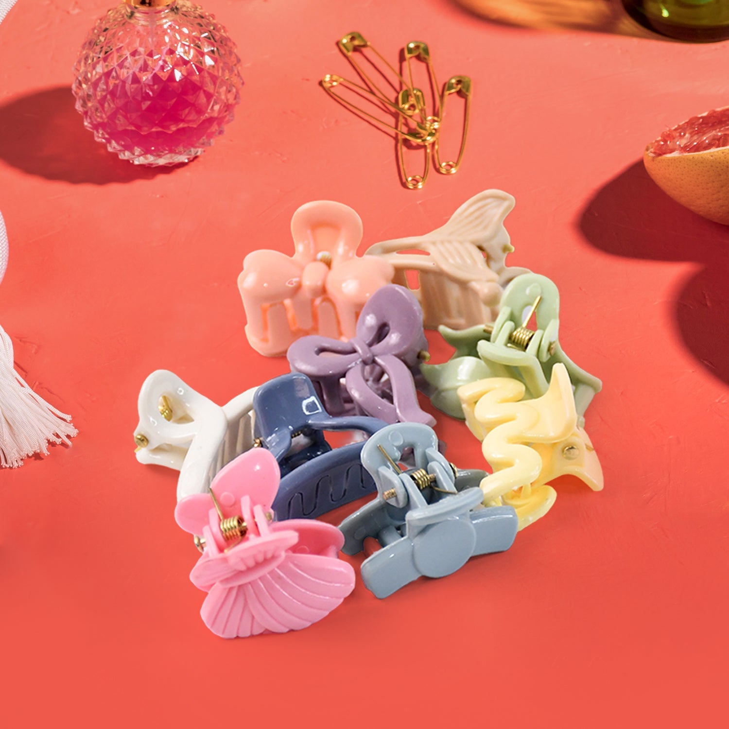 Hair Clips for Girls Kids Hair Accessories (6 Pcs Set), Hair accessories (Mix Design) Hair Clips for Girls Kids Hair Accessories (6 Pcs Set), Hair accessories (Mix Design)